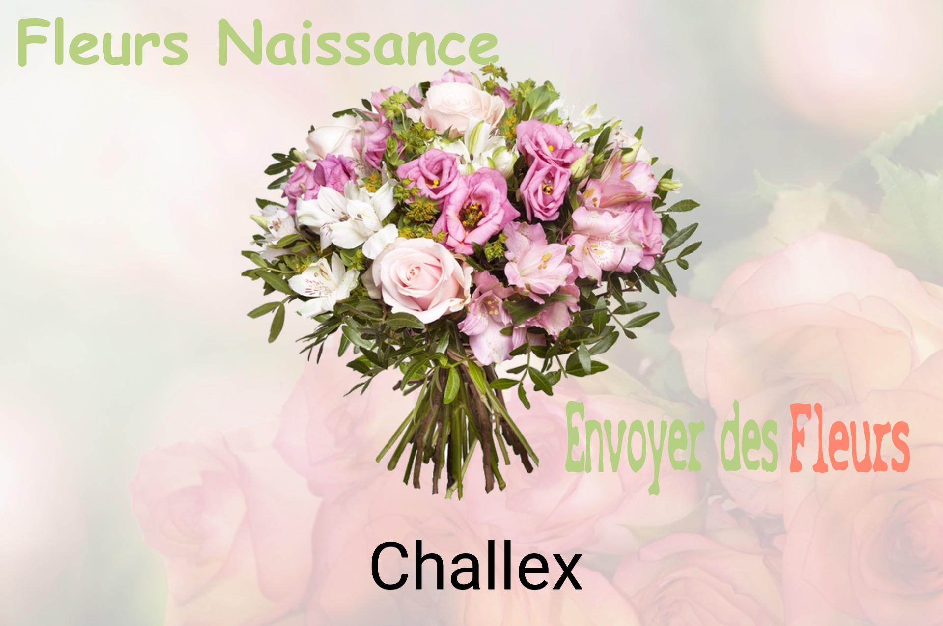 Bouquet de fleurs de naissance livré à Challex